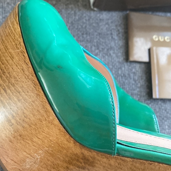 Classic Green Gucci Pumps High Heels - Picture 12 of 13
